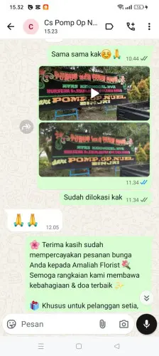 Testimonial Papan Bunga mataram barat