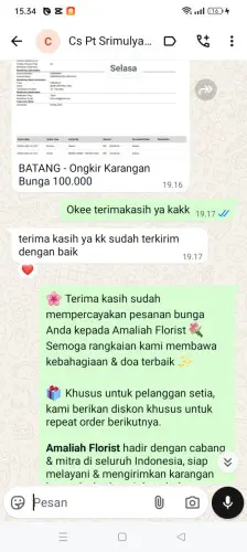 Testimonial Papan Bunga mataram barat